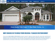 Tablet Screenshot of bluewaterhomesfl.com